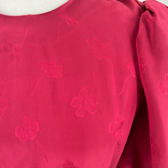 Lizzy & Johnny by Lucero Vintage Puff Sleeve Belted Dress - Picture 3 of 7